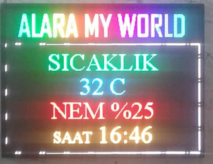 Kayan Yazı ve LED Ekran Tabela